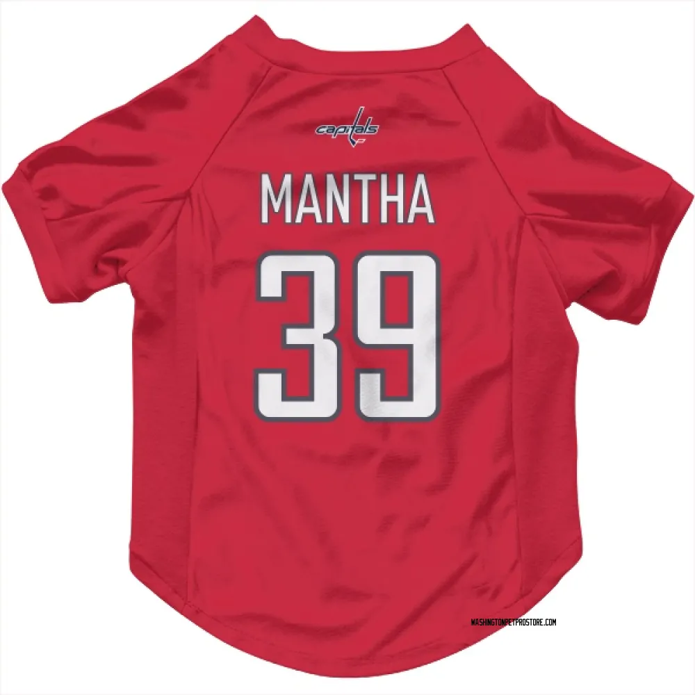 Washington Capitals Anthony Mantha Red Pet Jersey for Dog & Cat