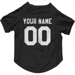 Washington Capitals Custom Black Pet Jersey for Dog & Cat