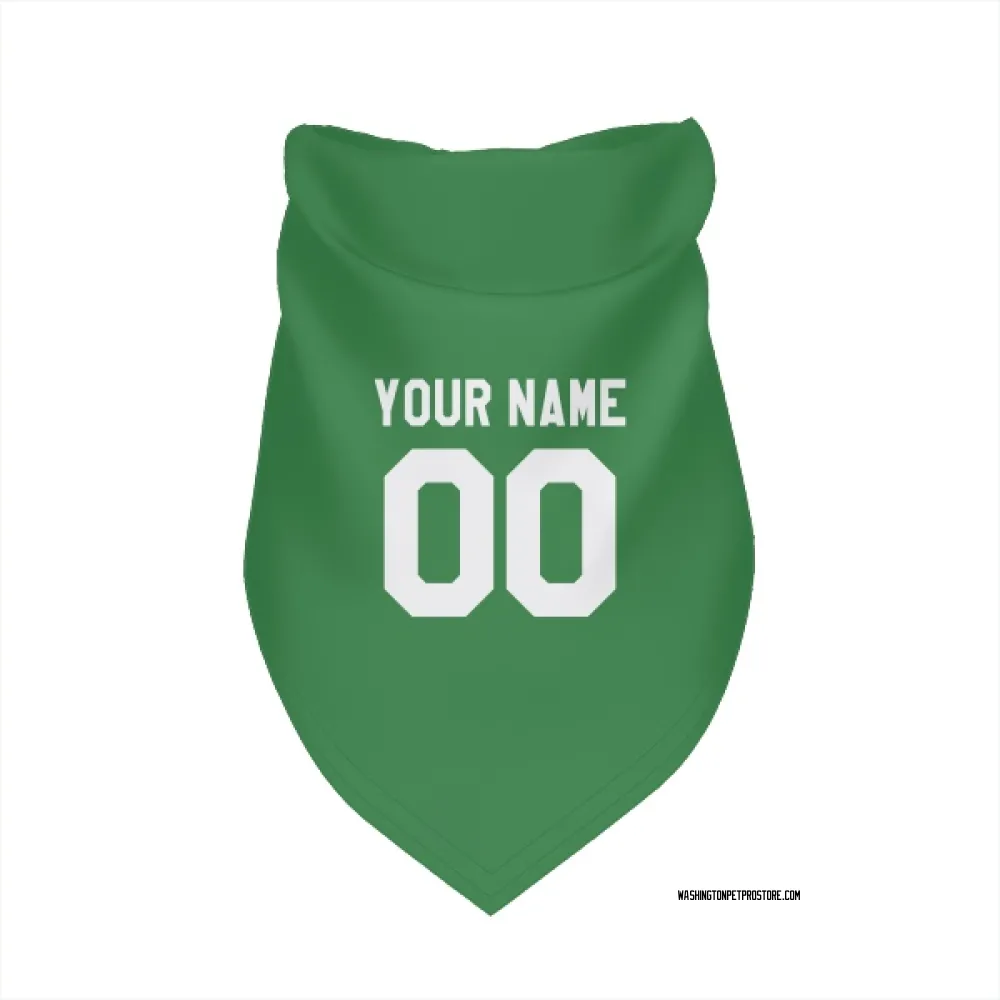 Washington Capitals Custom Green Pet Bandana for Dog & Cat