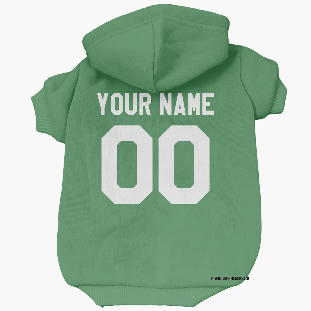 Washington Capitals Custom Green Pet Hoodie for Dog & Cat
