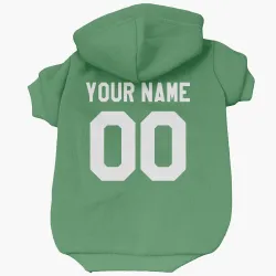 Washington Capitals Custom Green Pet Hoodie for Dog & Cat