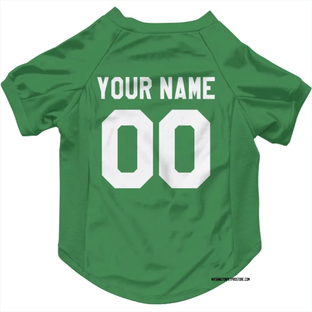 Washington Capitals Custom Green Pet Jersey for Dog & Cat