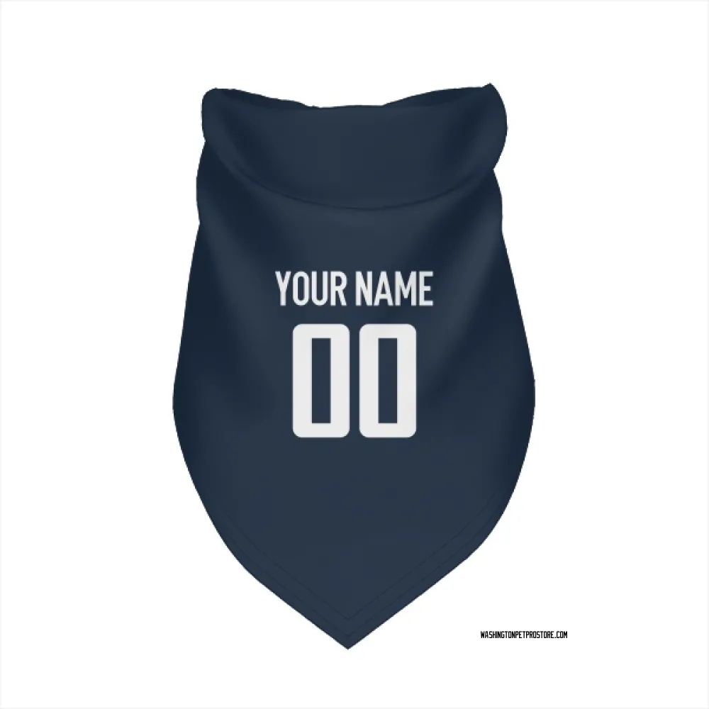 Washington Capitals Custom Navy Pet Bandana for Dog & Cat