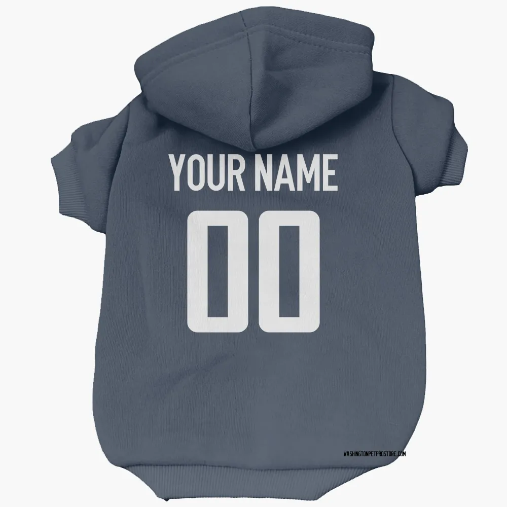 Washington Capitals Custom Navy Pet Hoodie for Dog & Cat