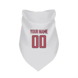 Washington Capitals Custom White Pet Bandana for Dog & Cat