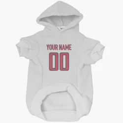 Washington Capitals Custom White Pet Hoodie for Dog & Cat
