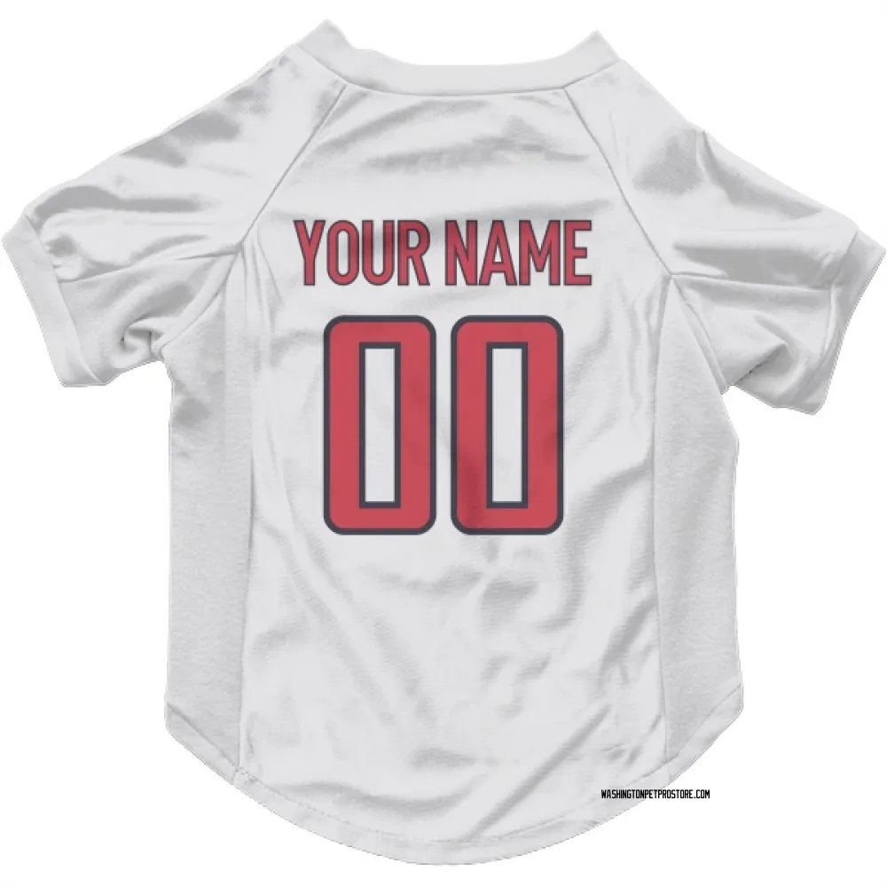 Washington Capitals Custom White Pet Jersey for Dog & Cat