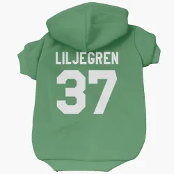 Washington Capitals Timothy Liljegren Green Pet Hoodie for Dog & Cat