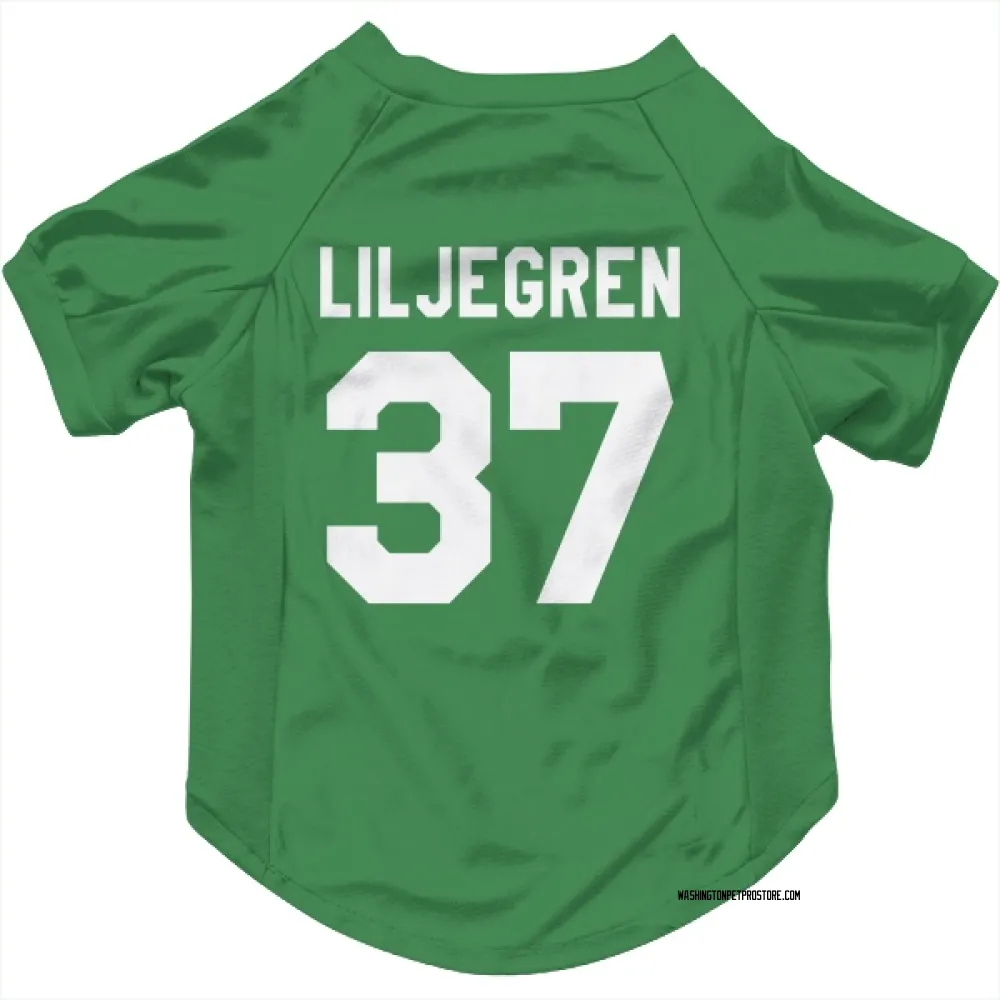Washington Capitals Timothy Liljegren Green Pet Jersey for Dog & Cat